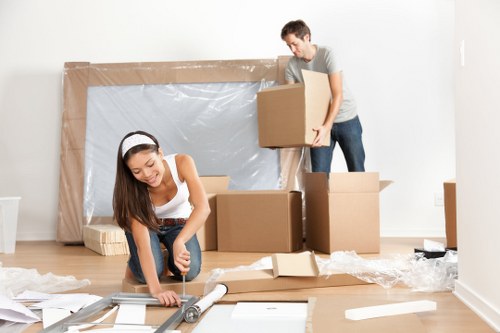 People using Heston storage for organized household belongings