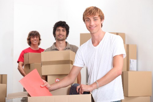 Secure handling of computers and office technology during removal